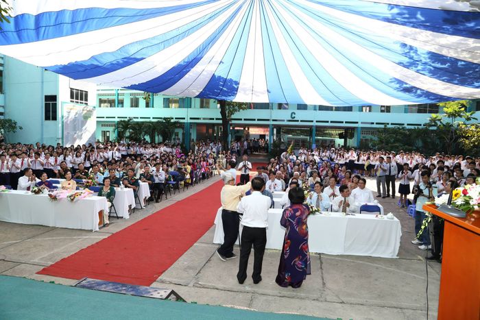 Hình ảnh đẹp về THCS Ngô Sĩ Liên: Sân trường rộng rãi, phòng học hiện đại - không gian học tập lý tưởng nuôi dưỡng những tài năng tương lai.