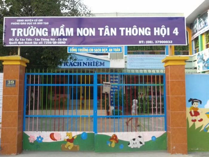 Hình ảnh đầu tiên về Trường Mầm non Tân Thông Hội 4 - không gian học tập sáng tạo và đầy cảm hứng dành cho trẻ nhỏ