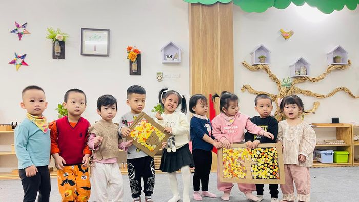 Hình ảnh 1 - Không gian học tập đầy màu sắc tại Trường Mầm Non Rainbow Montessori