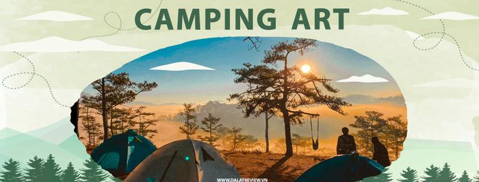Không gian nghệ thuật tại Camping Art Đà Lạt