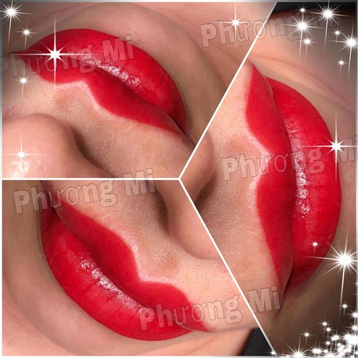 Hình ảnh thực tế dịch vụ phun xăm tại Phương Mi Beauty Center