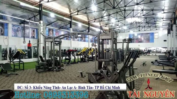 Hình ảnh không gian tập luyện tại Gym Tài Nguyên
