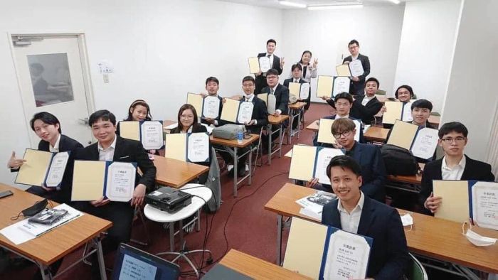 Hình ảnh lớp học hiện đại tại Trung tâm Ngoại ngữ Thăng Long