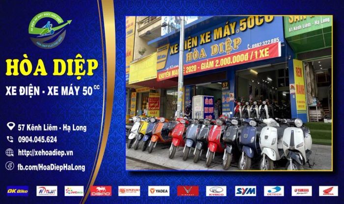 Không gian trưng bày đa dạng tại Xe điện Hòa Diệp