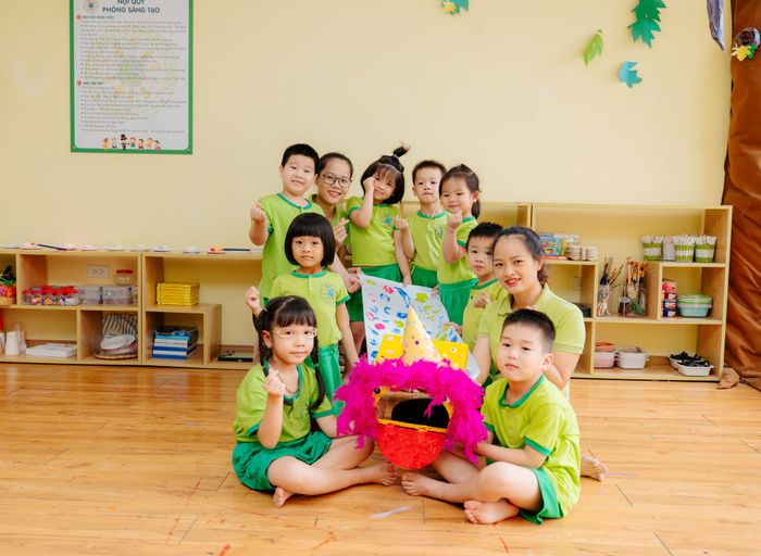 Hình ảnh 2 - Không gian học tập chuẩn Montessori tại Hanoi Montessori School