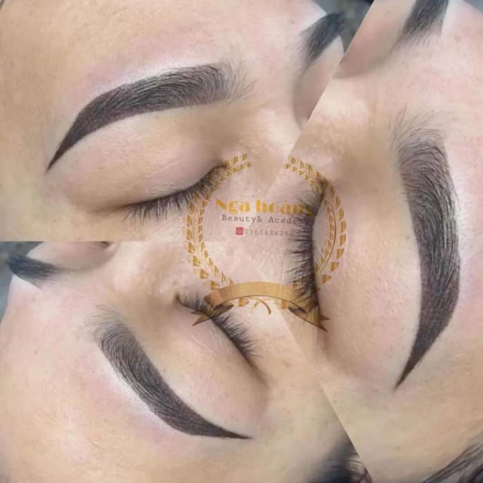 Không gian sang trọng và quy trình phun xăm chuyên nghiệp tại Nga Hoàng Beauty
