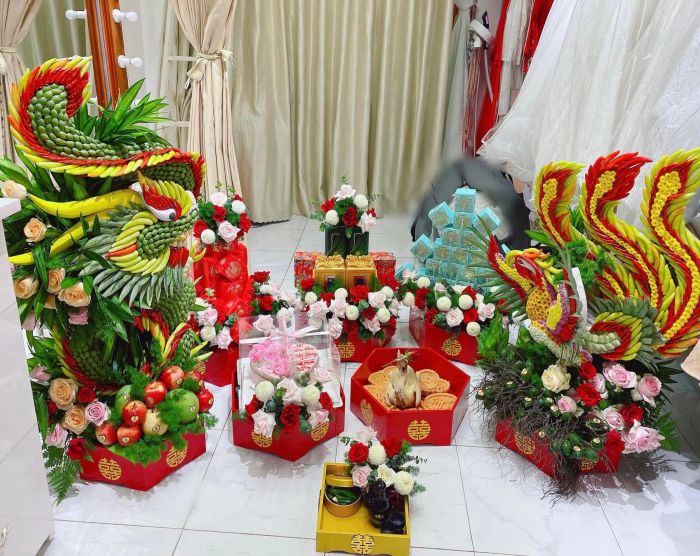 Mâm quả cưới hỏi Pham Anna ảnh 1