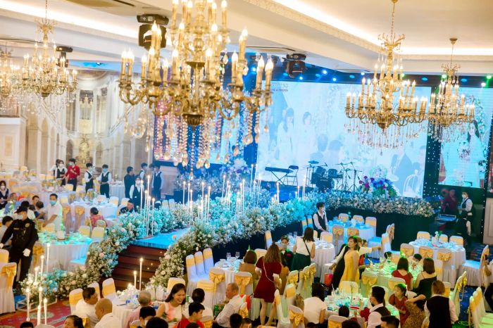 Không gian tiệc cưới sang trọng tại Thanh Tùng