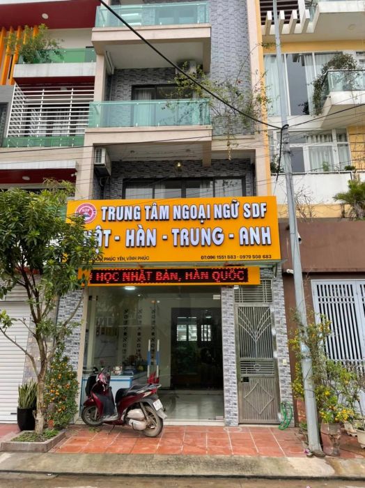 Không gian học tập tại Trung tâm Ngoại ngữ SDF