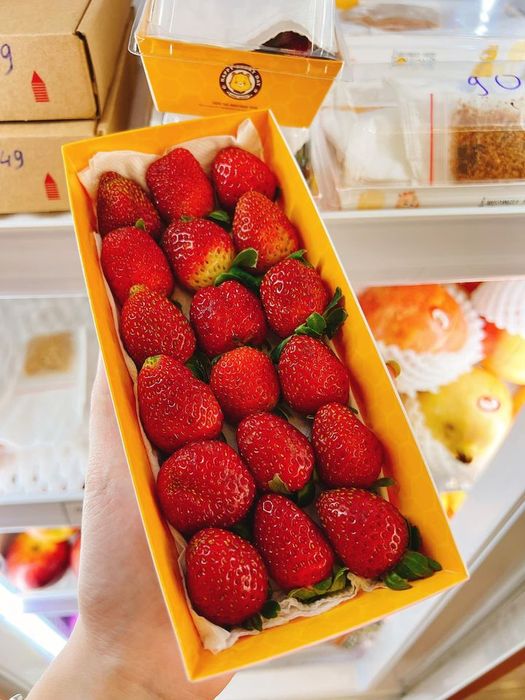 Kệ trưng bày trái cây nhập khẩu tươi ngon tại ShiMart