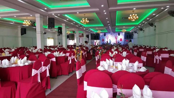 Không gian tiệc cưới sang trọng đạt chuẩn 5 sao tại Phú Lợi