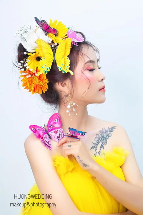 Tác phẩm nghệ thuật trang điểm cô dâu từ Hường Wedding