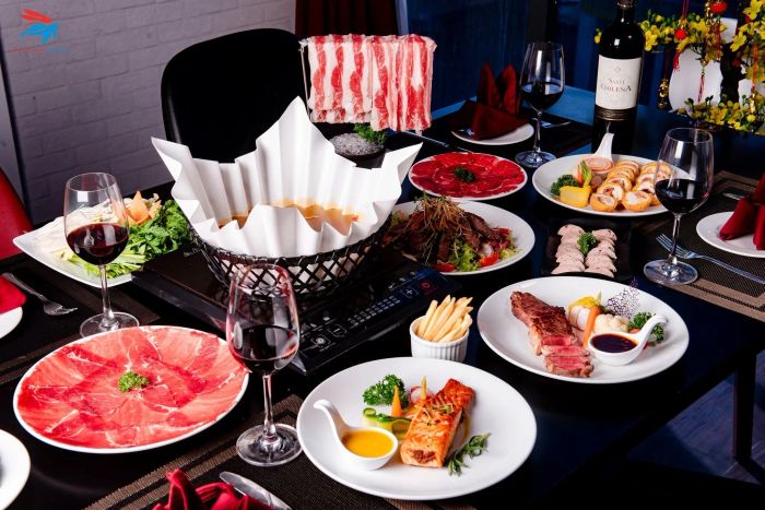 Bữa tiệc buffet hấp dẫn tại Festina Lente