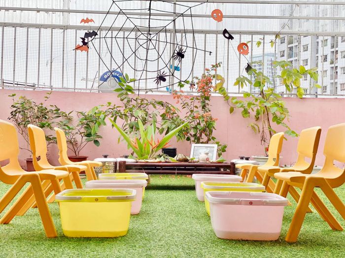 Hình ảnh 2 - Hoạt động vui chơi và học tập đa dạng tại Rainbow Montessori