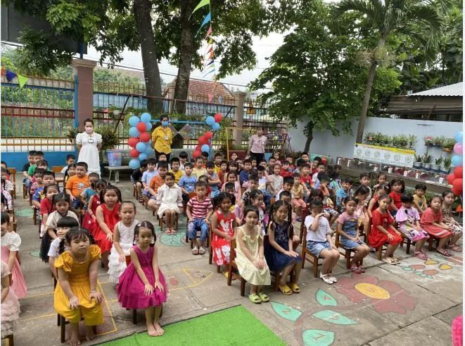 Ảnh 2 - Góc nhìn sinh động về các hoạt động học tập và vui chơi tại Trường Mầm non Tân Phú Trung 2