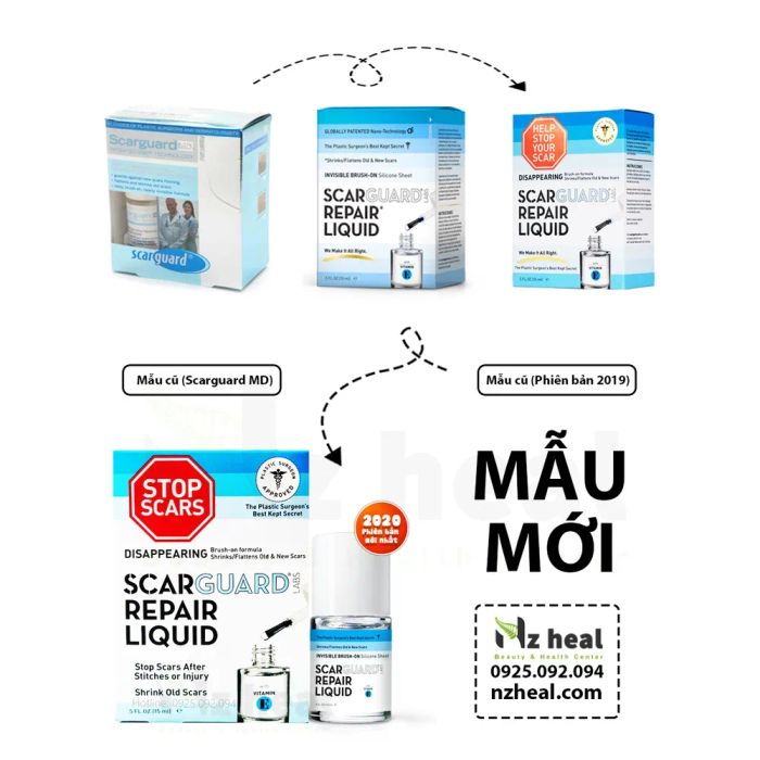 Kem trị sẹo lồi Scarguard Repair Liquid Hình Ảnh 1
