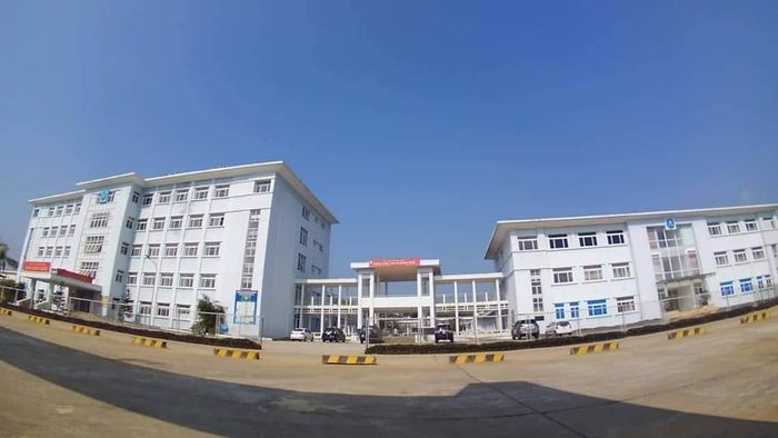 Hình ảnh mặt tiền Bệnh viện Phổi Tuyên Quang