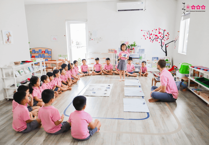 Hình ảnh 2 - Môi trường học tập đạt chuẩn quốc tế tại Trường Mầm Non Sakura Montessori