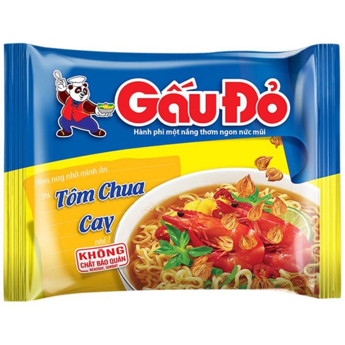 Ảnh minh họa: Tô mì Gấu Đỏ bốc khói thơm ngon