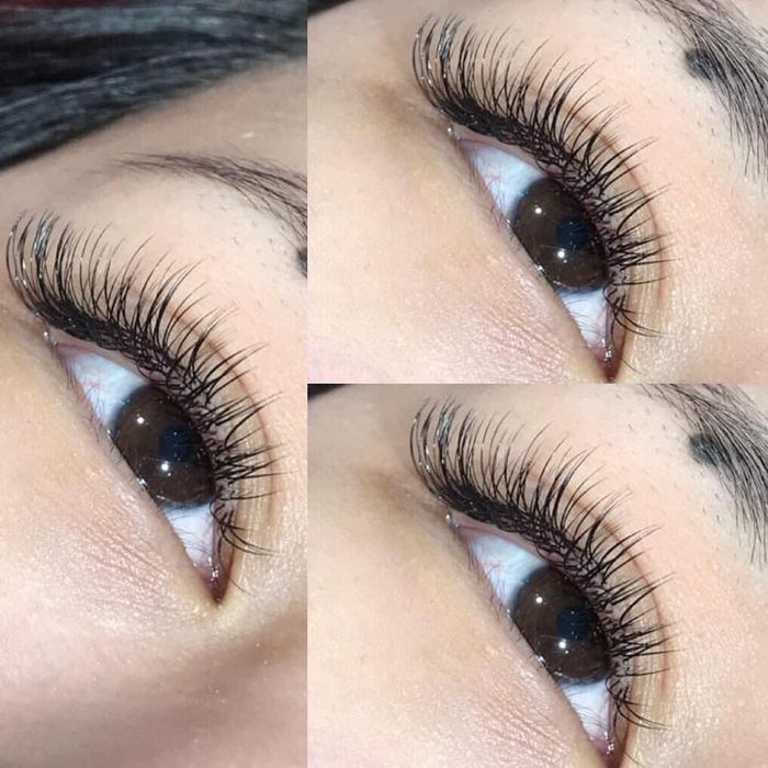 Hình ảnh thực hành nối mi tại Lâm Nhật Hạ Eyelash