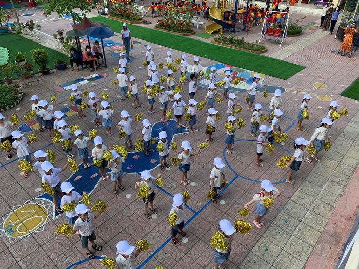 Không gian học tập hiện đại và tràn đầy màu sắc tại Trường Mầm Non Thị Trấn Diễn Châu