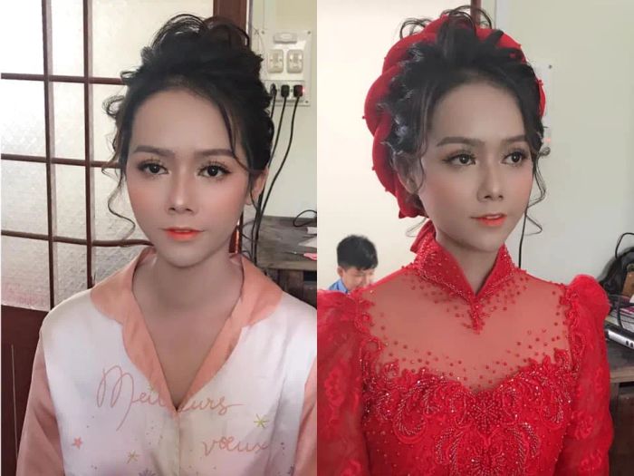 Tác phẩm nghệ thuật trang điểm cô dâu từ Áo Cưới Phúc Linh - Ảnh 1