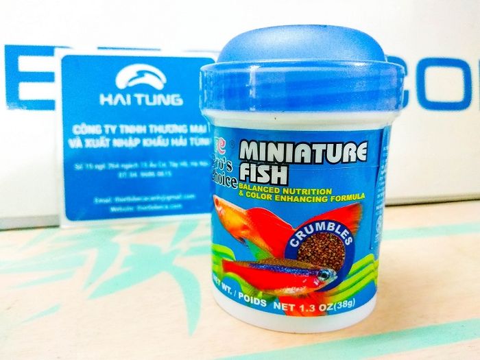 Hình ảnh thức ăn Miniature - Dinh dưỡng vàng cho cá thủy sinh