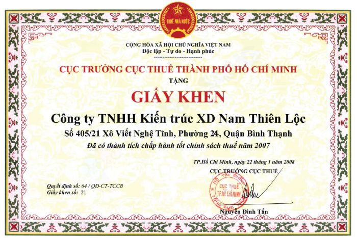 Mẫu giấy khen ấn tượng từ In Nhanh Ánh Sáng