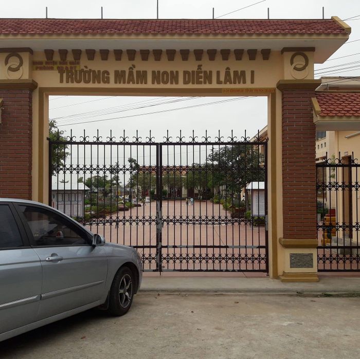 Hình ảnh cơ sở vật chất hiện đại tại Trường Mầm non Diễn Lâm 1