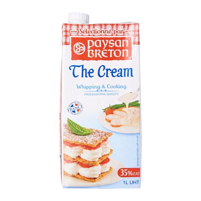 Hình ảnh kem whipping Paysan Breton cao cấp