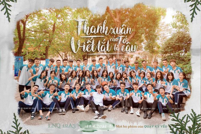 Ảnh kỷ yếu phong cách từ Quậy Kỷ Yếu
