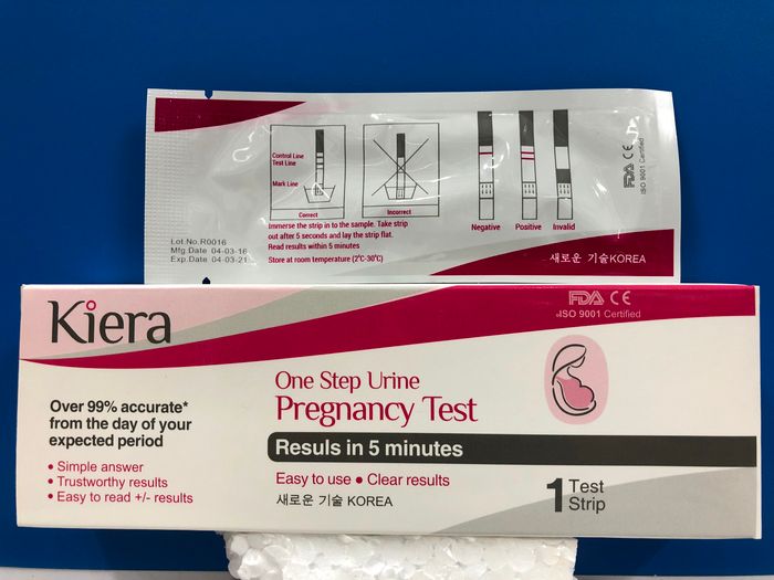 Hình ảnh minh họa que thử thai Kiera