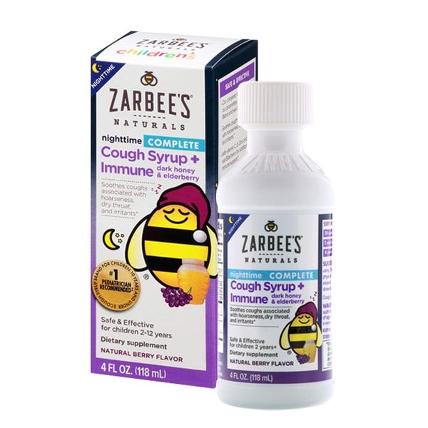 Siro trị ho ban đêm cho bé Zarbee’s Nighttime Complete ảnh 2