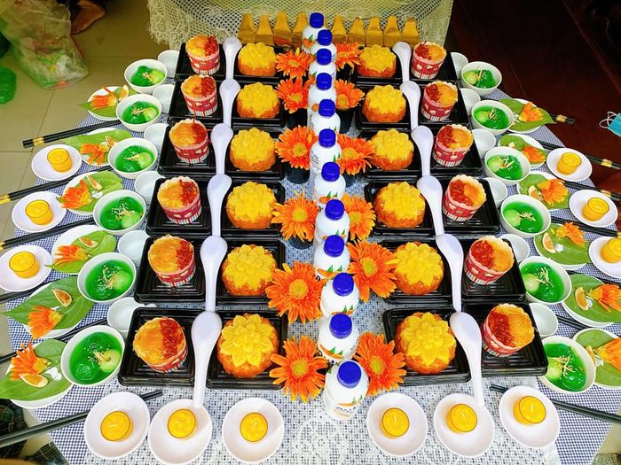 Hình ảnh mâm cúng đầy tháng của Nhất Nguyễn - Ảnh 2