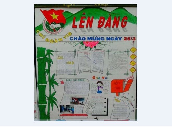 Bài xã luận viết báo tường ngày 26/3 hay và ý nghĩa nhất số 7, hình ảnh 1
