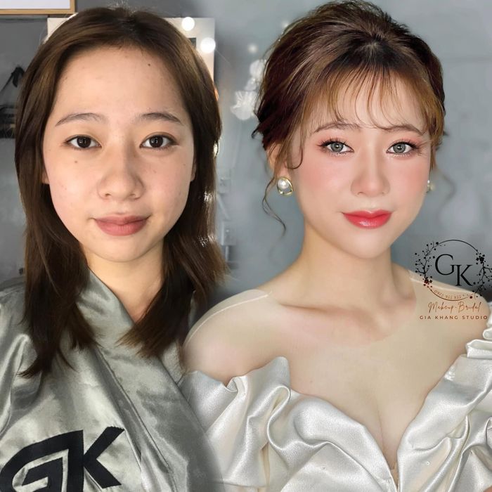 Hình ảnh cô dâu rạng rỡ tại Gia Khang Studio