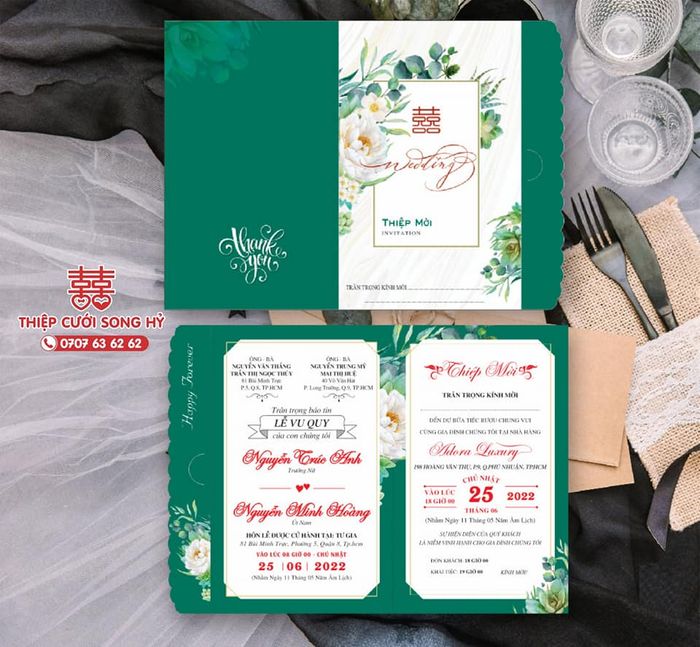 Bộ sưu tập thiệp cưới đa dạng từ Song Hỷ Quảng Ngãi - Ảnh 3