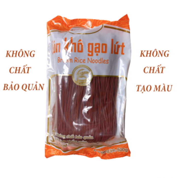 Hình ảnh bún khô gạo lứt An Khang - sản phẩm từ gạo lứt đỏ Điện Biên