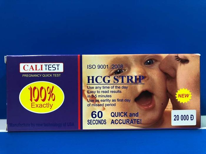 Hình ảnh minh họa que thử thai Cali Test