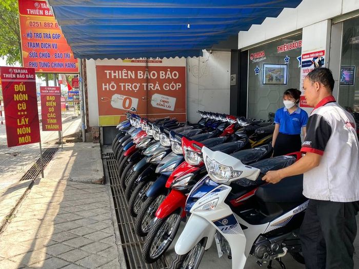 Khu vực trải nghiệm xe tại Yamaha Thiên Bảo Bảo - Ảnh 3