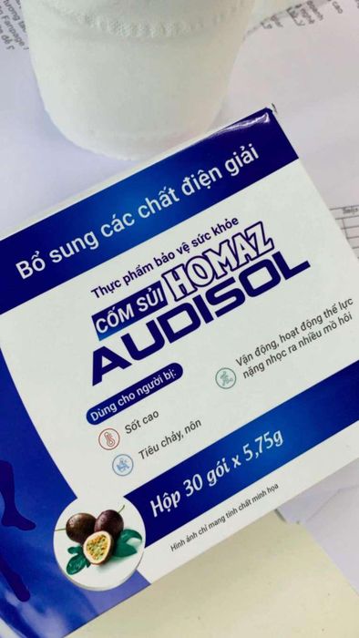 Hình ảnh sản phẩm Homaz Audisol - Cốm sủi bù điện giải