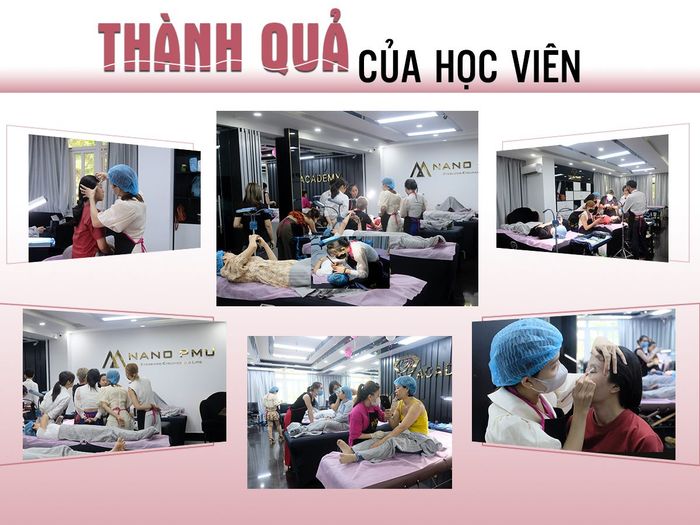 Với chất lượng đào tạo vượt trội, Học viện của Grand Master Hương Phan đã đào tạo nên rất nhiều Master phun xăm thẩm mỹ ưu tú. Ảnh 1