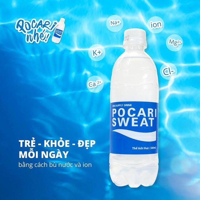 Hình ảnh thực tế sản phẩm Pocari Sweat