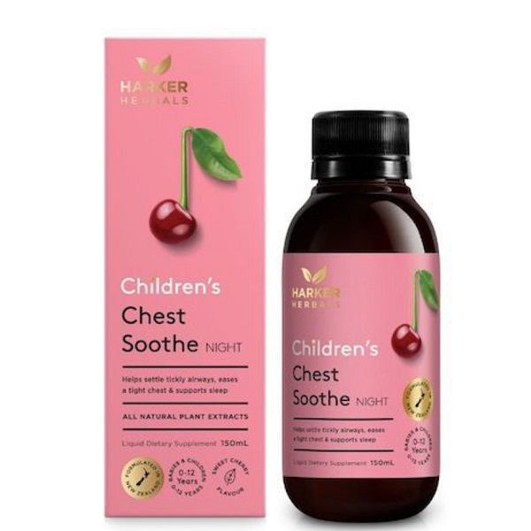 Siro trị ho khan và ho đờm ban đêm Harker Children's Chest Soothe Night ảnh 1