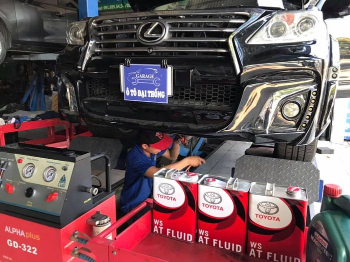 Hệ thống thiết bị hiện đại tại Garage Đại Thống