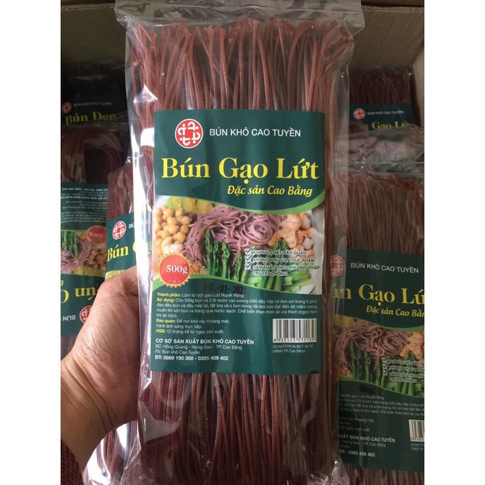 Hình ảnh bún gạo lứt Cao Tuyền - đặc sản vùng cao nguyên đá