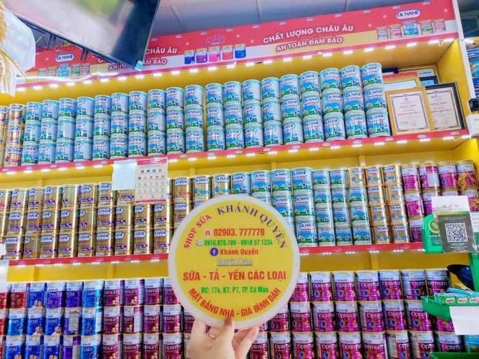 Không gian tư vấn ấm cúng tại Shop Sữa Khánh Quyền