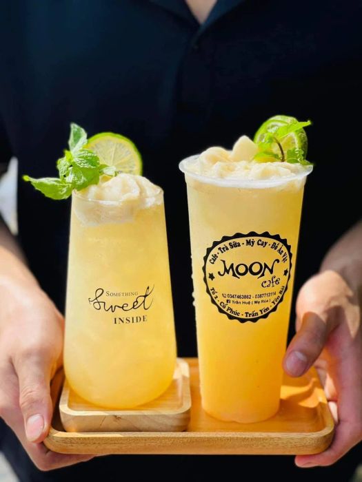 Bộ sưu tập hình ảnh các loại topping độc đáo và quy trình pha chế tại Moon Tea