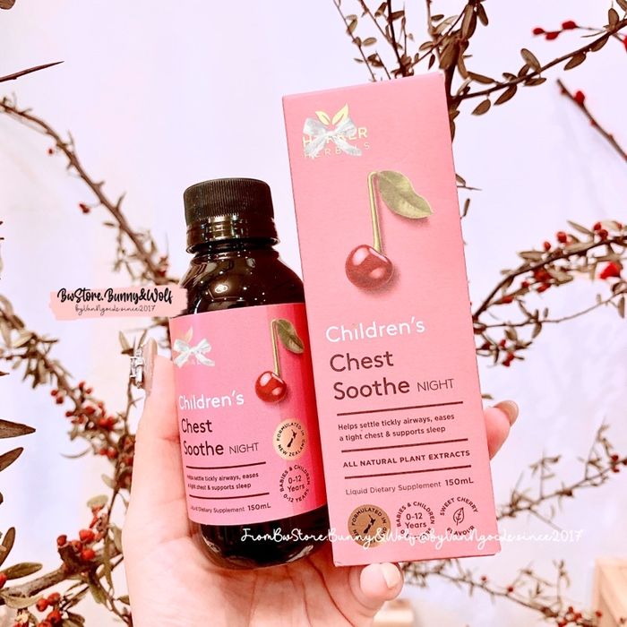 Siro trị ho khan và ho đờm ban đêm Harker Children's Chest Soothe Night ảnh 2