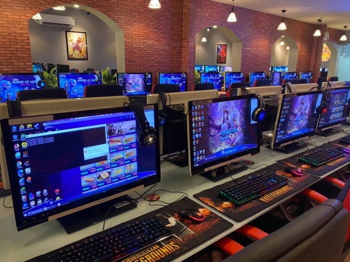 Góc chơi game hiện đại tại NET 269